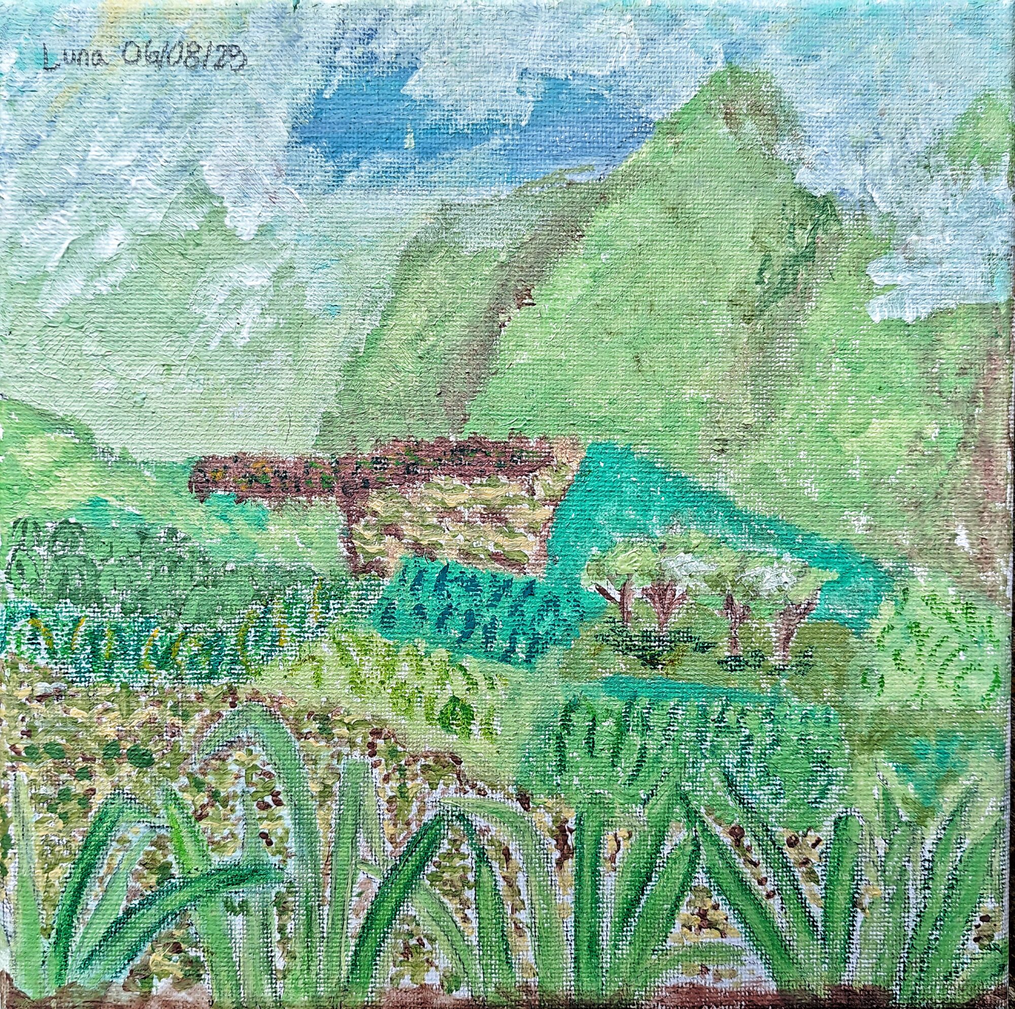 Untitled, 2025,Acrylic on canvas, 50 × 50 cm